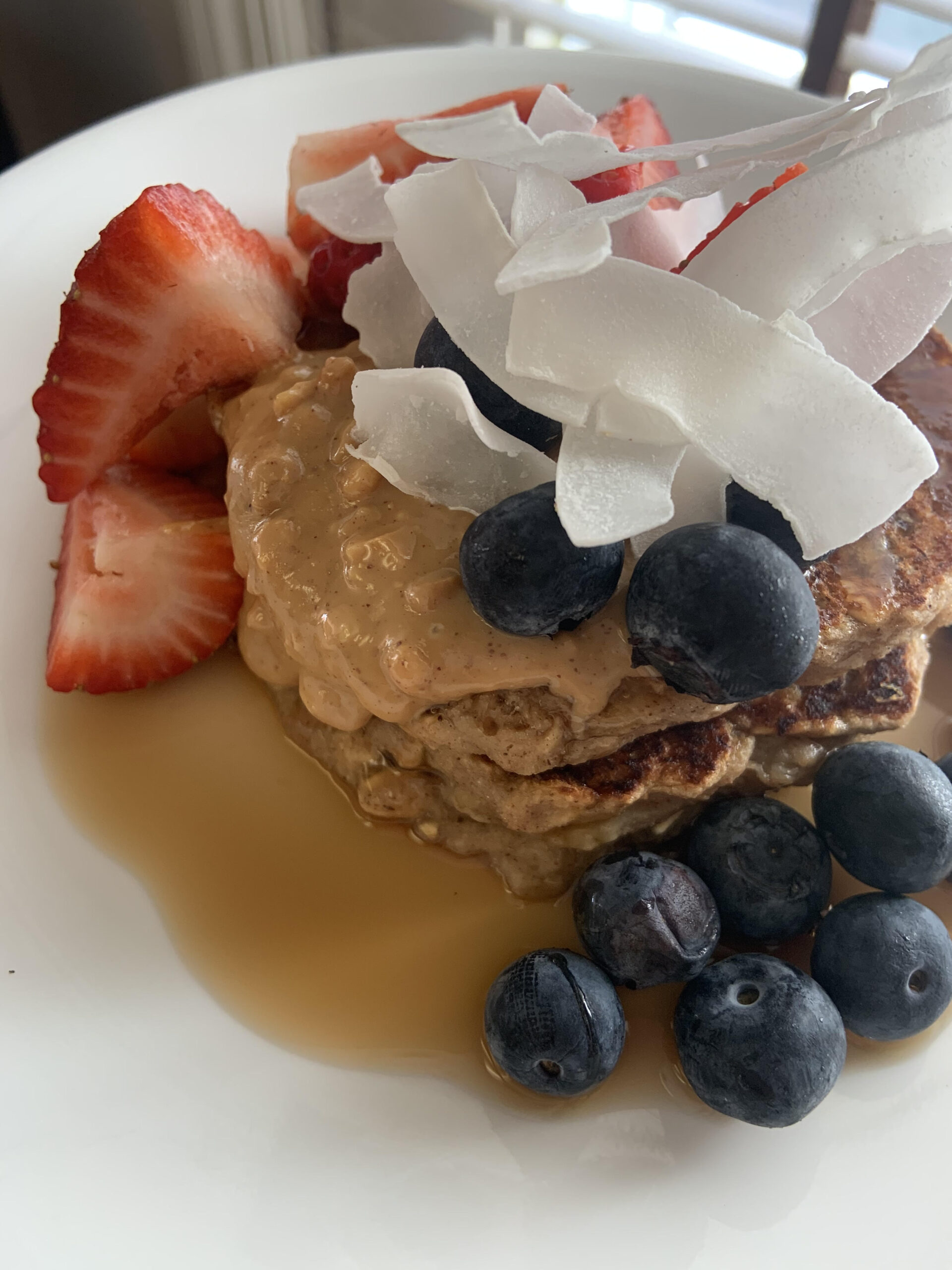 Banana Oatmeal Pancakes